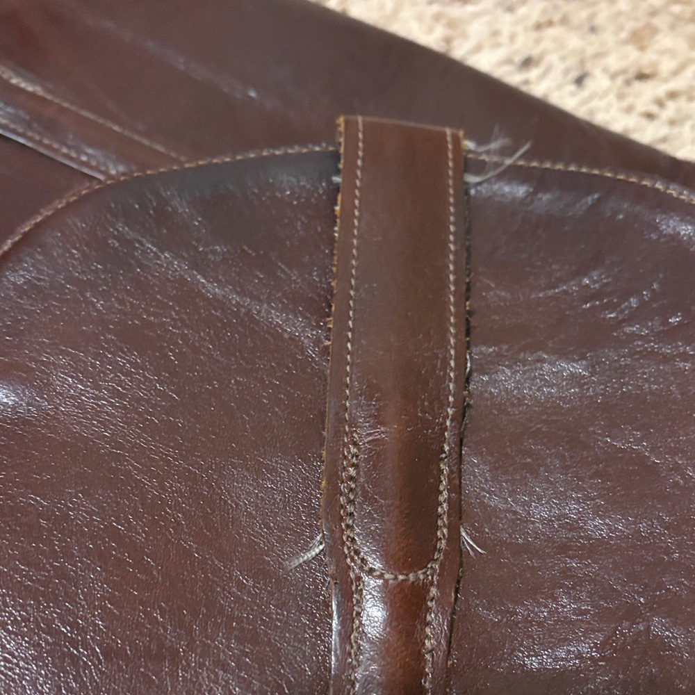 Tony Lama Chestnut Leather Heeled Boots - Picture 8 of 10